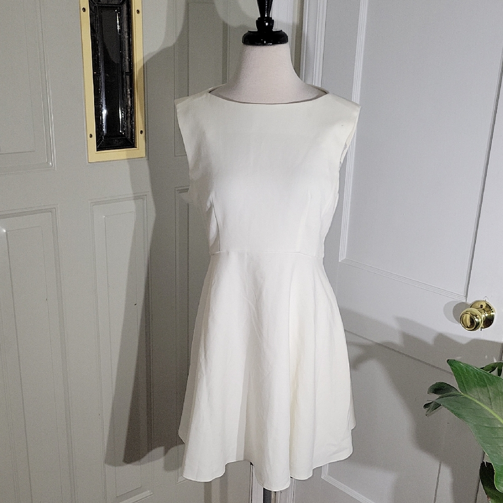 French Connection white Sleeveless Dress SZ 10